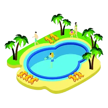 Rooftop pool